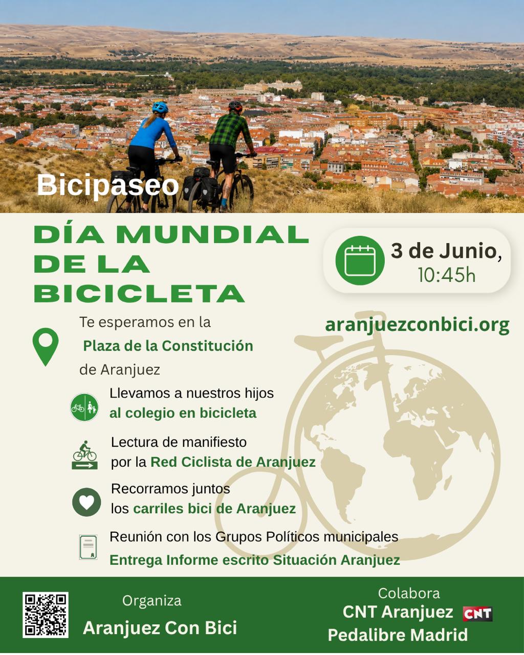 Cartel del Día Mundial de la Bicicleta 2026